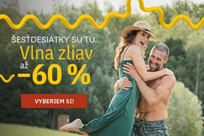 LETNÉ ZĽAVY AŽ -60 %