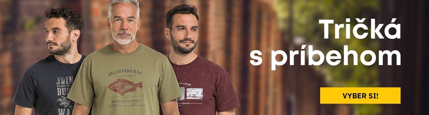 Pánske tričká a tielka Bushman