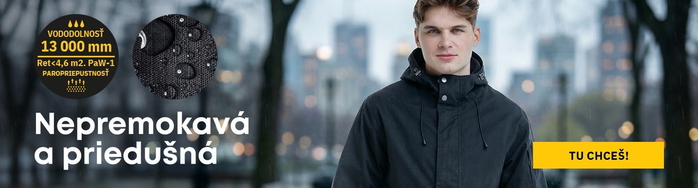 Pánska vodeodolná bunda Juatan, čierna