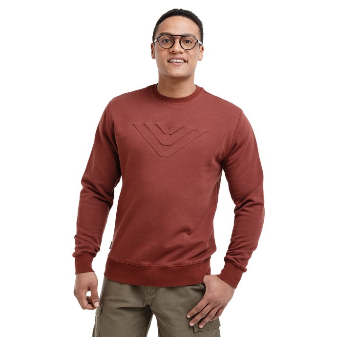 bushman pánska mikina cez hlavu burgundy