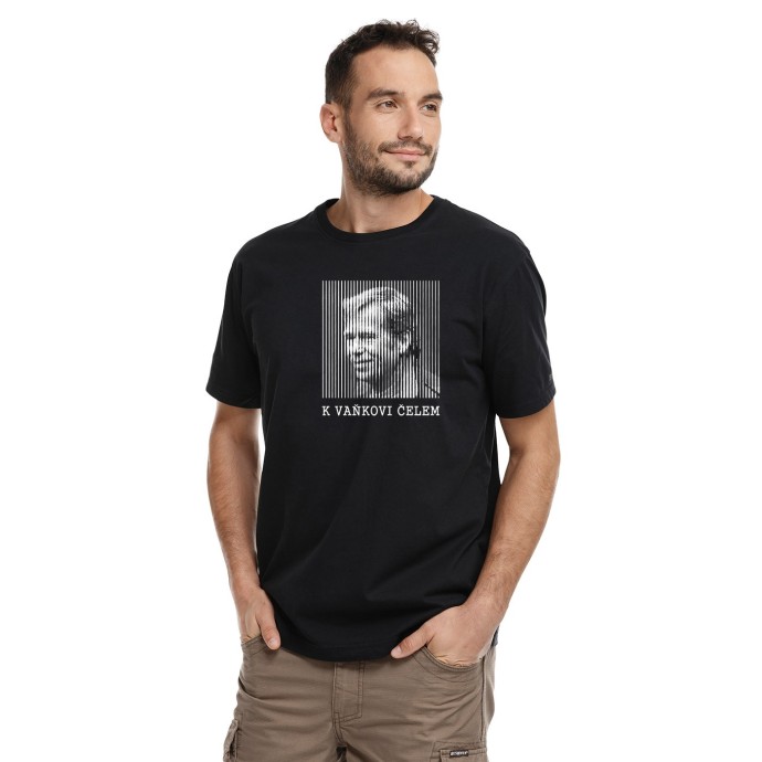 Bushman pánske tričko Vaněk, čierne