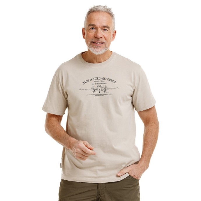 Bushman Pánske tričko Legend L-200, béžové