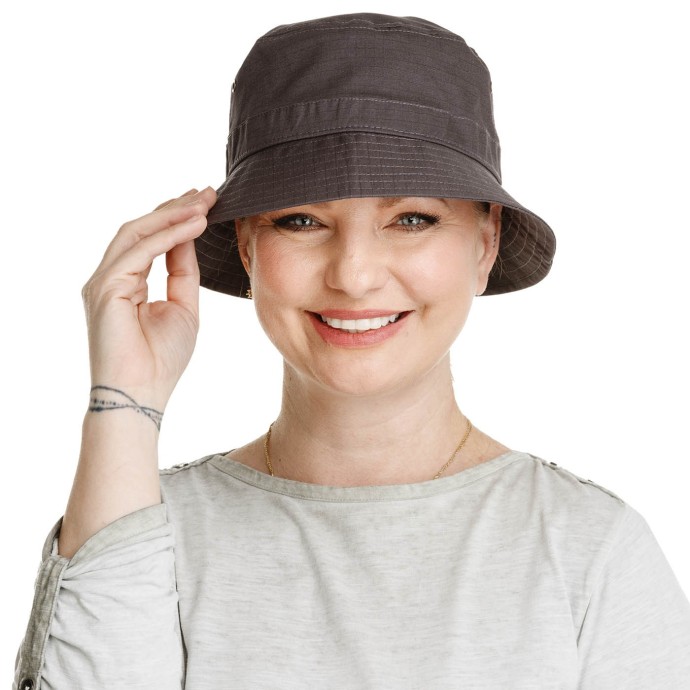 Klobúk Bucket, tmavohnedý