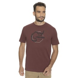 tričko Darwin burgundy
