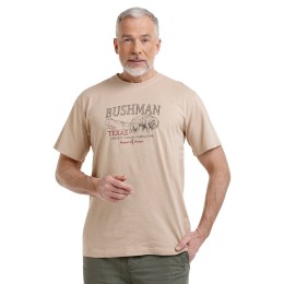 bushman pánske tričko pískovohnedé