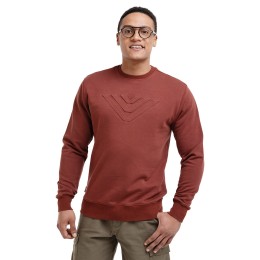 bushman pánska mikina cez hlavu burgundy