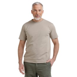 bushman pánske tričko basic pískovohnedé