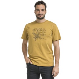 Bushman pánske tričko s okrúhlym výstrihom žlté