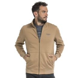 bushman pánska celozapínacía mikina camel