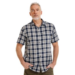 Bushman Pánska košeľa Kwame, tmavomodrá