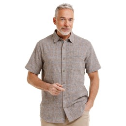 Bushman Pánska košeľa Kwame, hnedá